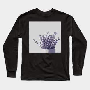 Flower lavender elegant nature violet Long Sleeve T-Shirt